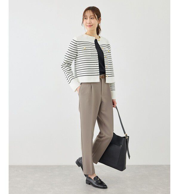 Rope&rsquo;Picnic「360&deg;ウルトラストレッチ テーパードパンツ/花粉ガード・入卒式・セットアップ対応」|チノ|