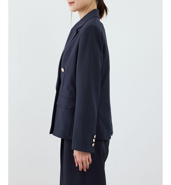 Rope&rsquo;Picnic「クリアツイル金ボタンジャケット/入卒式・セレモニー・セットアップ対応」|テーラードジャケット|