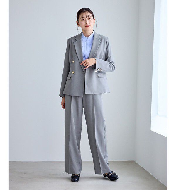 Rope&rsquo;Picnic「クリアツイル金ボタンジャケット/入卒式・セレモニー・セットアップ対応」|テーラードジャケット|