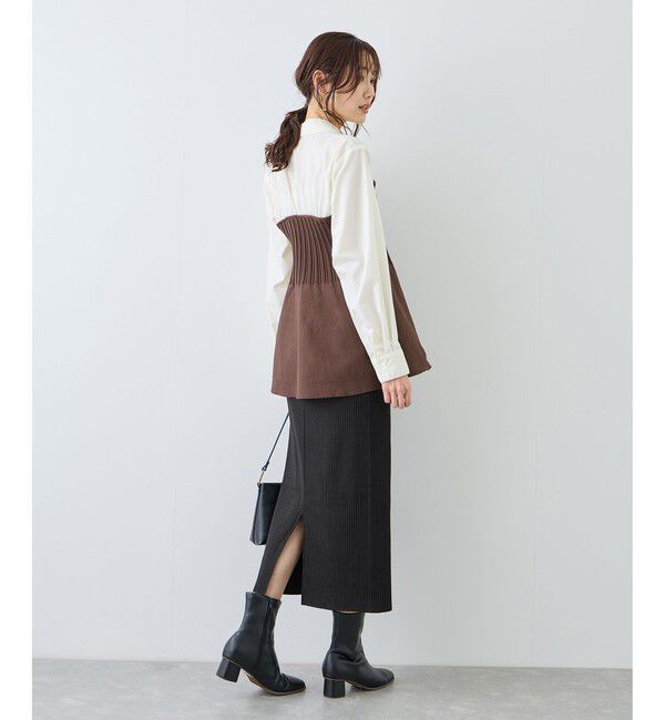 Rope&rsquo;Picnic「トタンテレコ Iラインリブニットスカート」|スカート|