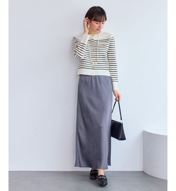 Rope&rsquo;Picnic「ミラノリブ金ボタンニットカーディガン」|カーディガン|