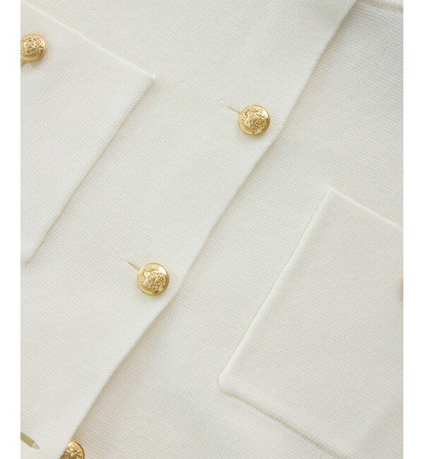 Rope&rsquo;Picnic「ミラノリブ金ボタンニットカーディガン」|カーディガン|