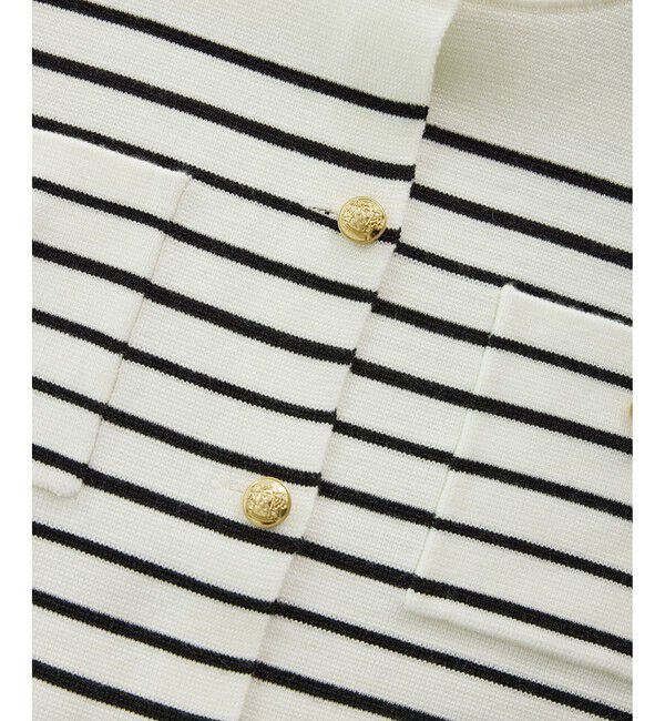 Rope&rsquo;Picnic「ミラノリブ金ボタンニットカーディガン」|カーディガン|