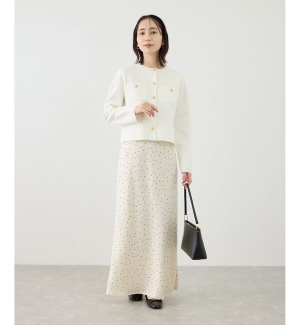 Rope&rsquo;Picnic「ミラノリブ金ボタンニットカーディガン」|カーディガン|