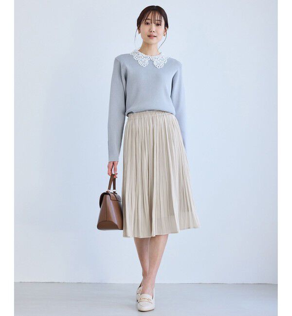 Rope&rsquo;Picnic「着丈が選べるエアリープリーツスカート」|スカート|