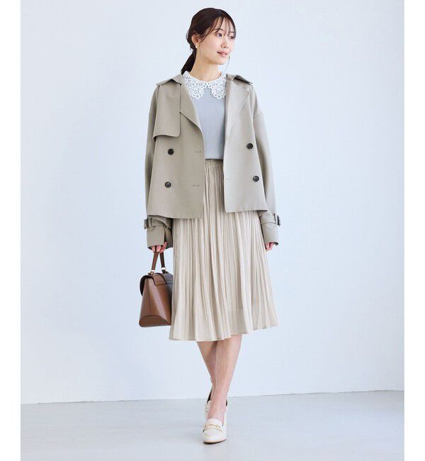 Rope&rsquo;Picnic「着丈が選べるエアリープリーツスカート」|スカート|