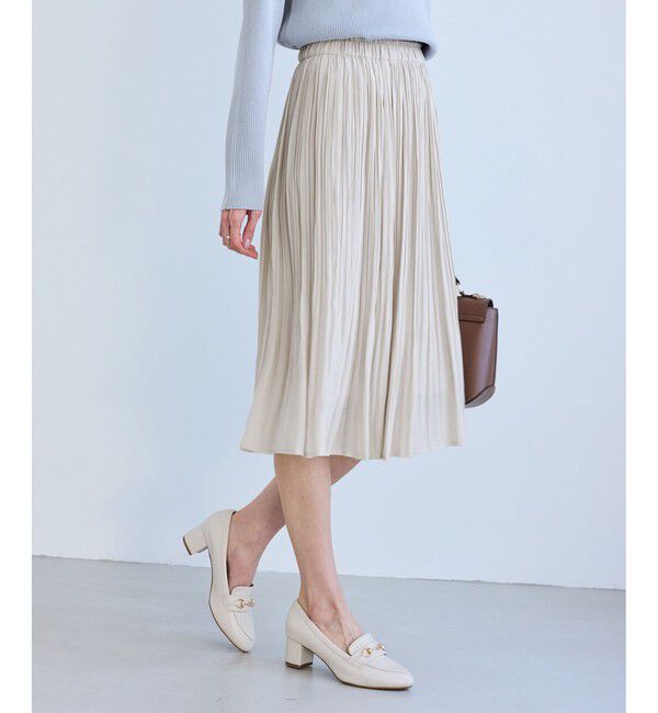 Rope&rsquo;Picnic「着丈が選べるエアリープリーツスカート」|スカート|