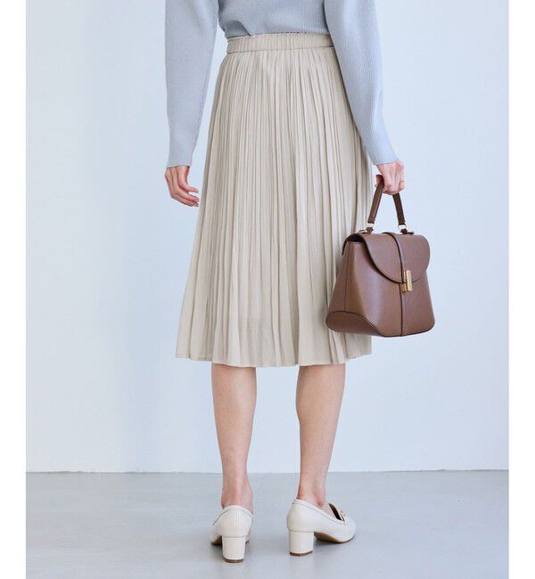 Rope&rsquo;Picnic「着丈が選べるエアリープリーツスカート」|スカート|