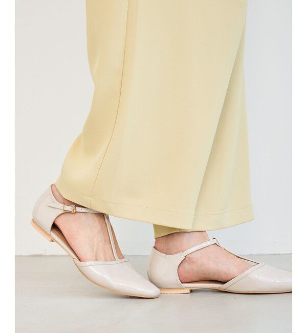 ROPE PICNIC PASSAGE「Tストラップセパレートパンプス」|パンプス|