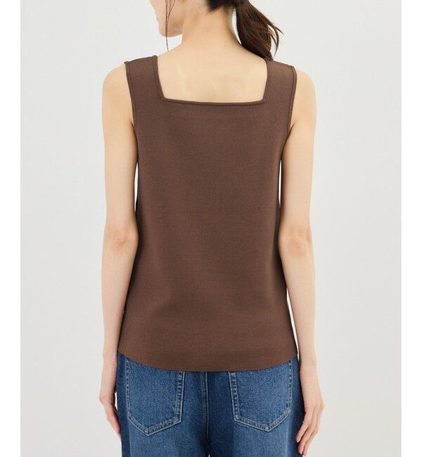 Rope&rsquo;Picnic「スクエアネックニットタンクトップ」|タンクトップ|