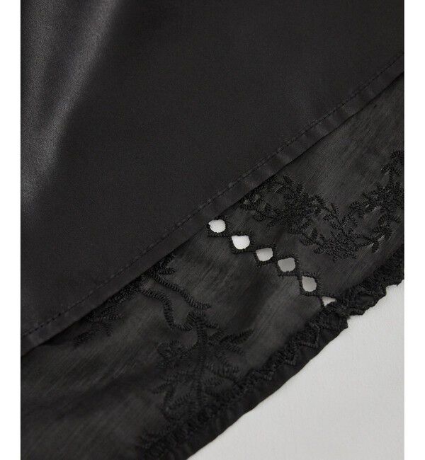 Rope&rsquo;Picnic「刺繍レースフレアスカート」|スカート|