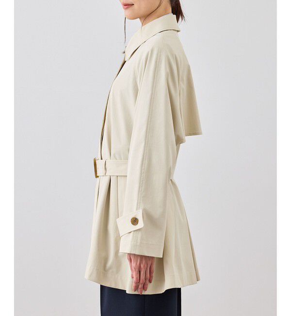 Rope&rsquo;Picnic「ミドル丈ステンカラーコート/花粉ガード・撥水」|ステンカラーコート|