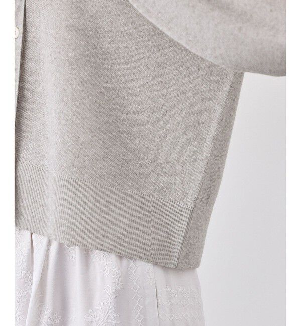 Rope&rsquo;Picnic「スポンジシアーポロカーディガン/イージーケア」|カーディガン|