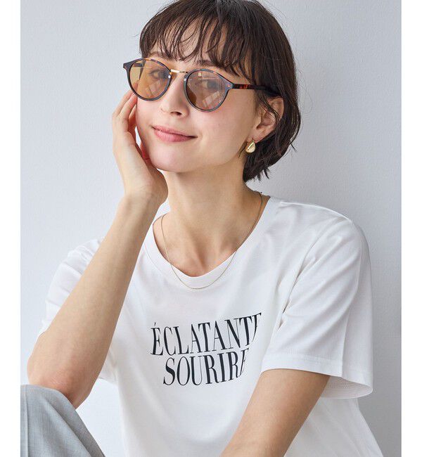 ROPE PICNIC PASSAGE「メタルブリッジカラーグラスアイウェア/UVカット」|サングラス|ブラウン系(23)