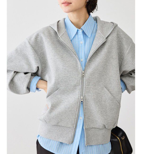 Rope&rsquo;Picnic「コクーンシルエットダブルジップフーディ」|パーカー|