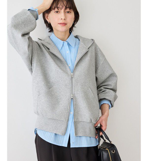 Rope&rsquo;Picnic「コクーンシルエットダブルジップフーディ」|パーカー|