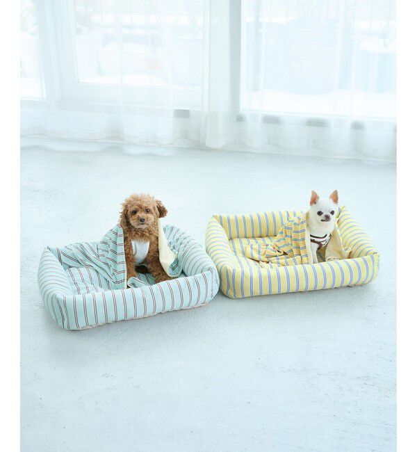 ROPE PICNIC PASSAGE「【DOG】マルチストライプひんやりブランケット」|その他|