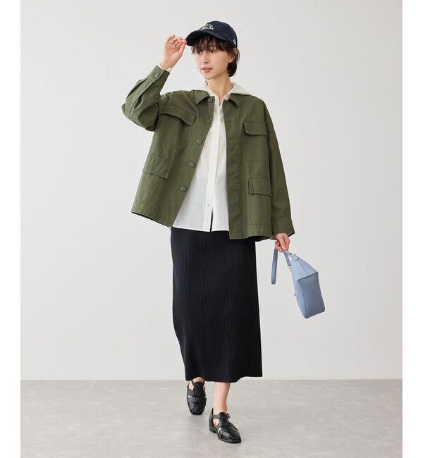 Rope&rsquo;Picnic「お着軽シャツシリーズ コットンボイルフーディーシャツ/接触冷感・通気性」|シャツ・ブラウス|