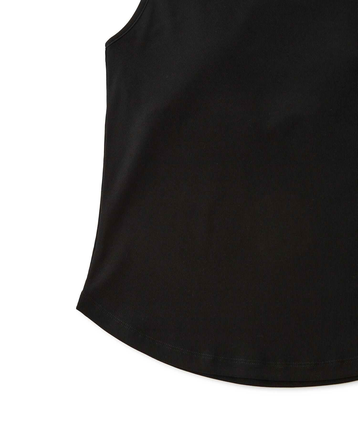 ADAM ET ROPE'「【接触冷感・洗える】カップ付きアシンメトリーカッティングタンク」|タンクトップ|