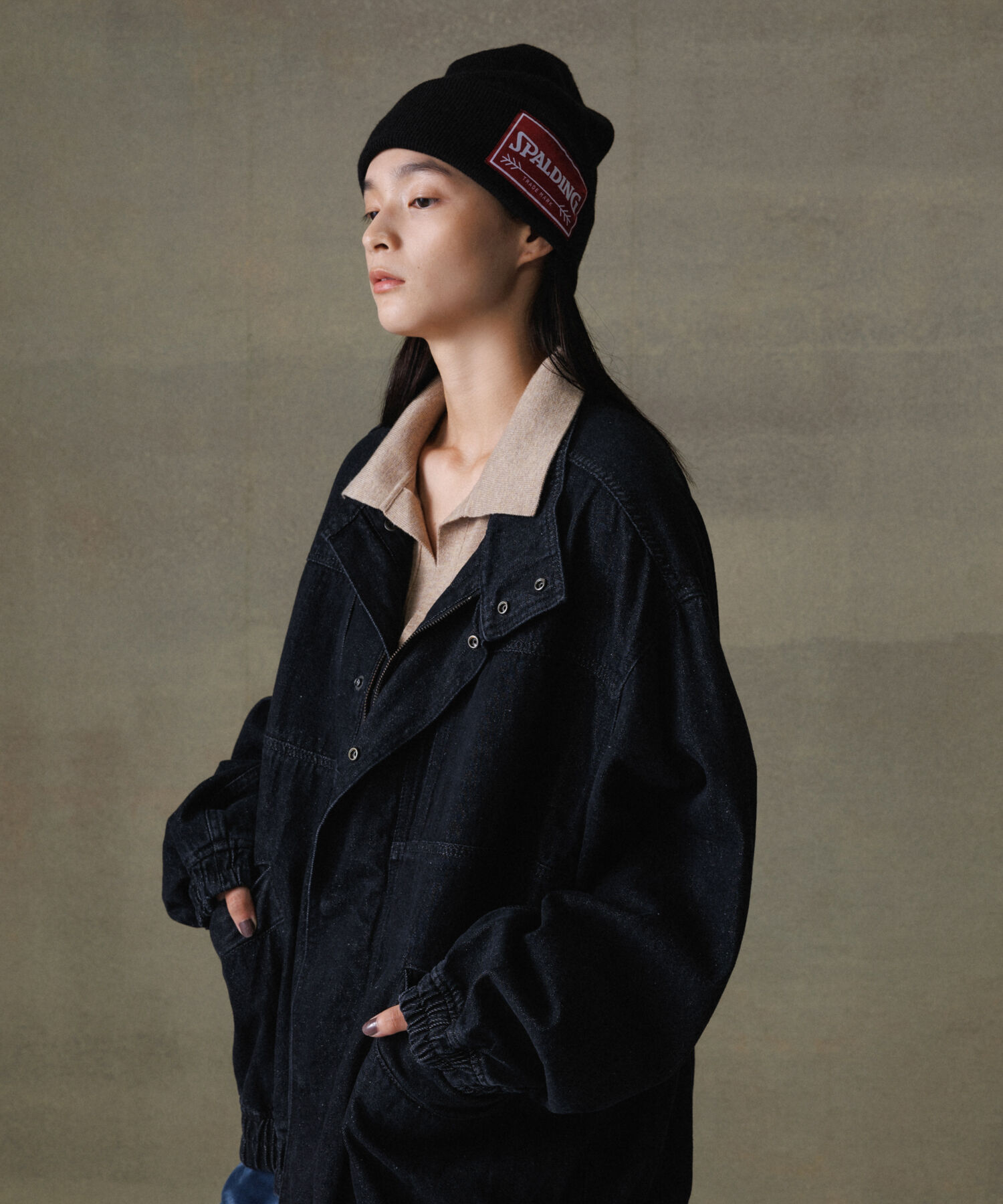 ADAM ET ROPE'「《別注》【SPALDING/スポルディング】KNIT CAP / UNISEX」|ニット帽|