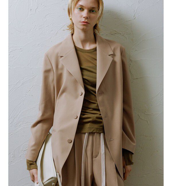 ADAM ET ROPE'「シングルブレストジャケット」|テーラードジャケット|ベージュ系(29)