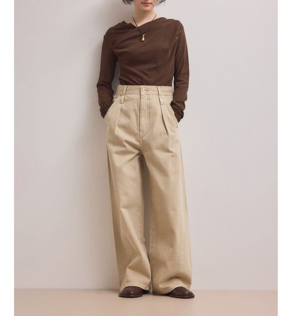 ADAM ET ROPE'「【WEB限定】・【サステナブル】ディープライズワイドデニム」|デニム|