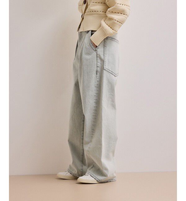 ADAM ET ROPE'「【WEB限定】・【サステナブル】ディープライズワイドデニム」|デニム|