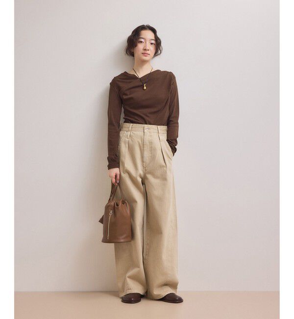 ADAM ET ROPE'「【WEB限定】・【サステナブル】ディープライズワイドデニム」|デニム|