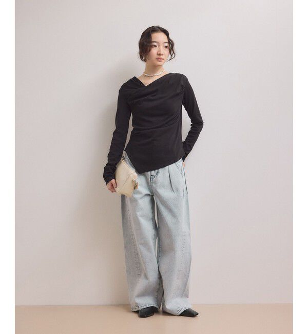 ADAM ET ROPE'「【WEB限定】・【サステナブル】ディープライズワイドデニム」|デニム|