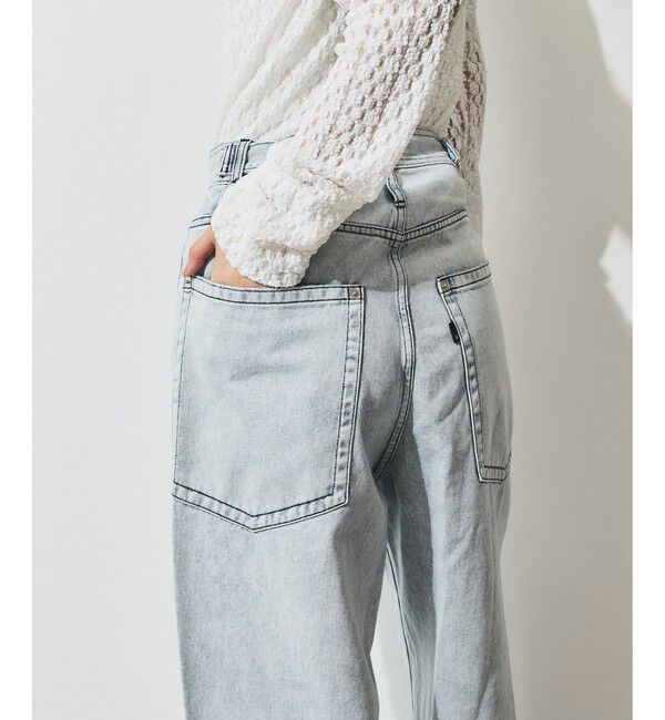 ADAM ET ROPE'「【WEB限定】・【サステナブル】ディープライズワイドデニム」|デニム|