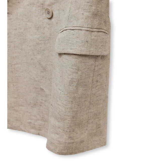 ADAM ET ROPE'「リネンジャケット」|テーラードジャケット|