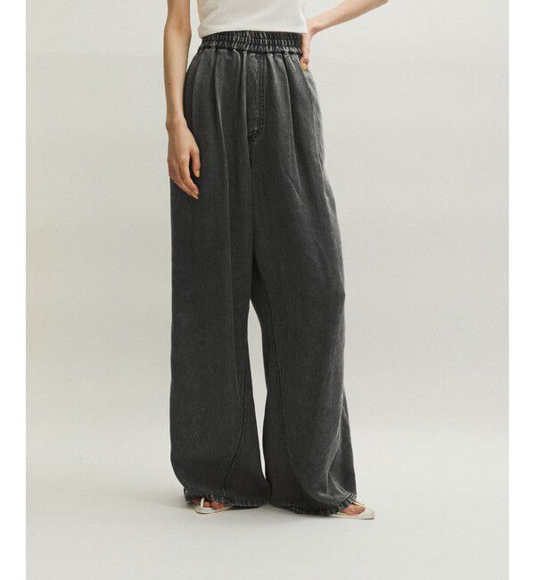 ADAM ET ROPE'「ライトデニムイージーパンツ」|デニム|