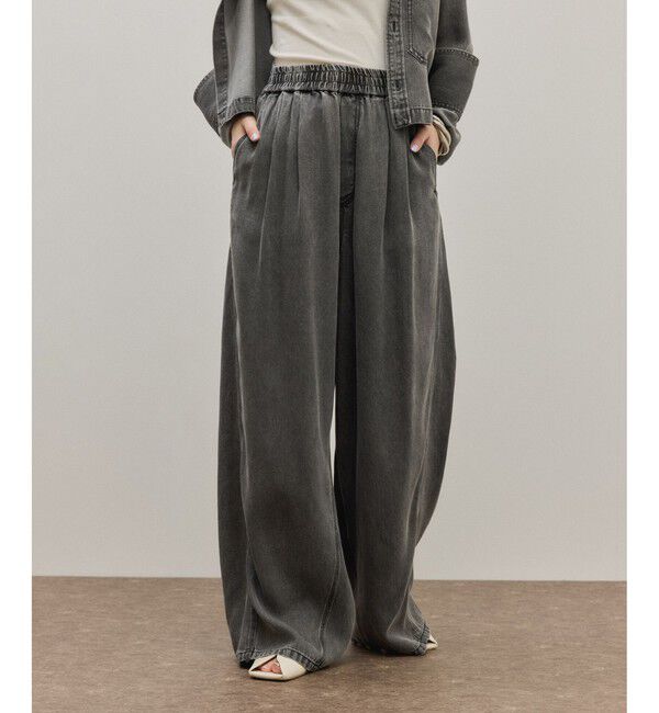 ADAM ET ROPE'「ライトデニムイージーパンツ」|デニム|