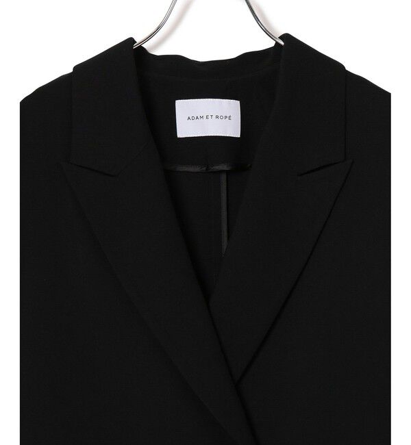 ADAM ET ROPE'「【サステナブル】ショートスリーブシャツジャケット」|テーラードジャケット|