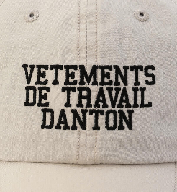 DANTON「DANTON | ダンプ 6Pロゴキャップ UNISEX」|キャップ・キャスケット|