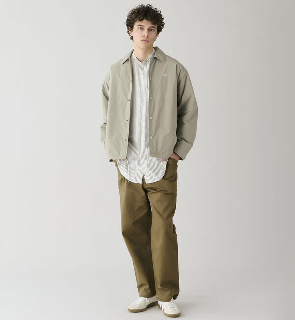 DANTON「DANTON | ピーチタフタ 中綿コーチジャケット MEN」|ダウン|