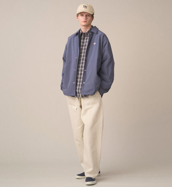 DANTON「DANTON | ピーチタフタ 中綿コーチジャケット MEN」|ダウン|