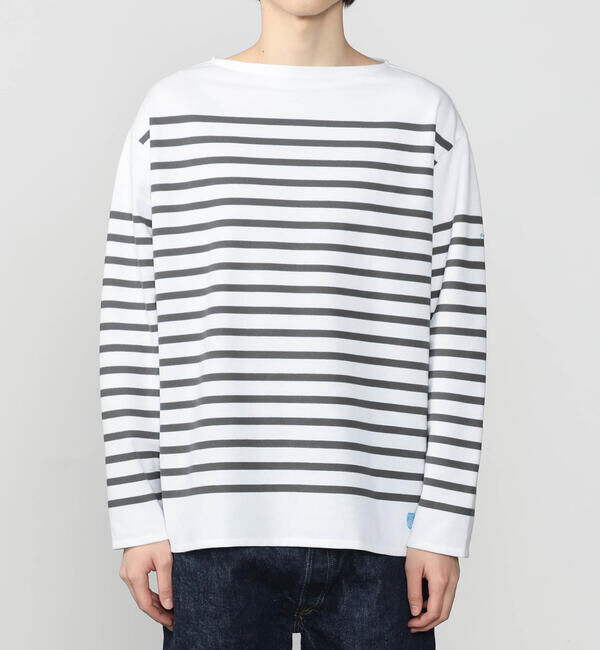 ORCIVAL「ORCIVAL | ラッセル ボートネック ワイドセーラーTシャツ MEN」|Tシャツ・カットソー|
