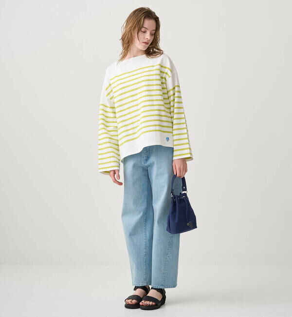 ORCIVAL「ORCIVAL | ラッセル ボートネック ワイドセーラーTシャツ WOMEN」|Tシャツ・カットソー|