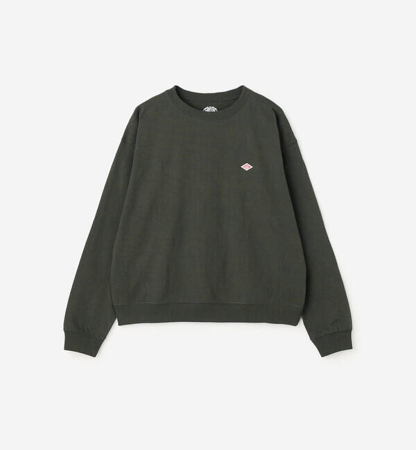 DANTON「DANTON | クルーネック 長袖Tシャツ WOMEN」|Tシャツ・カットソー|DKGREY