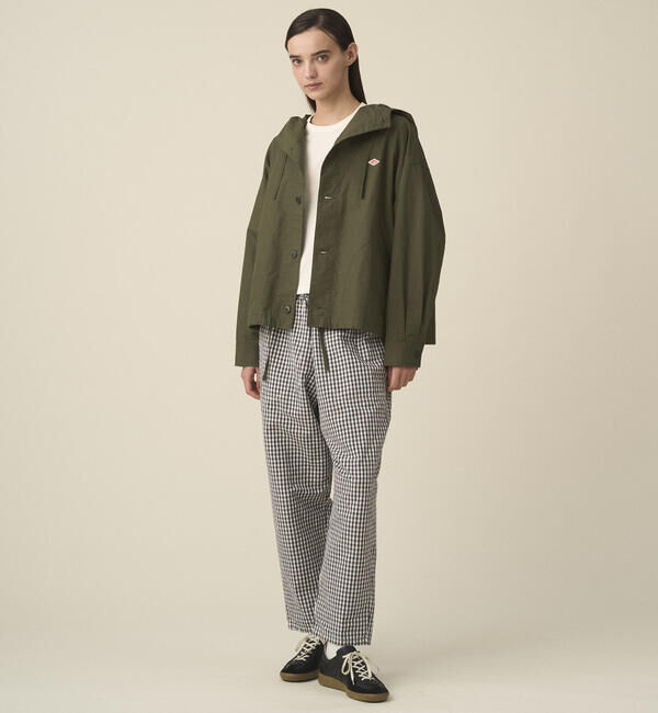 DANTON「DANTON | コットンリネン イージーパンツ WOMEN」|チノ|