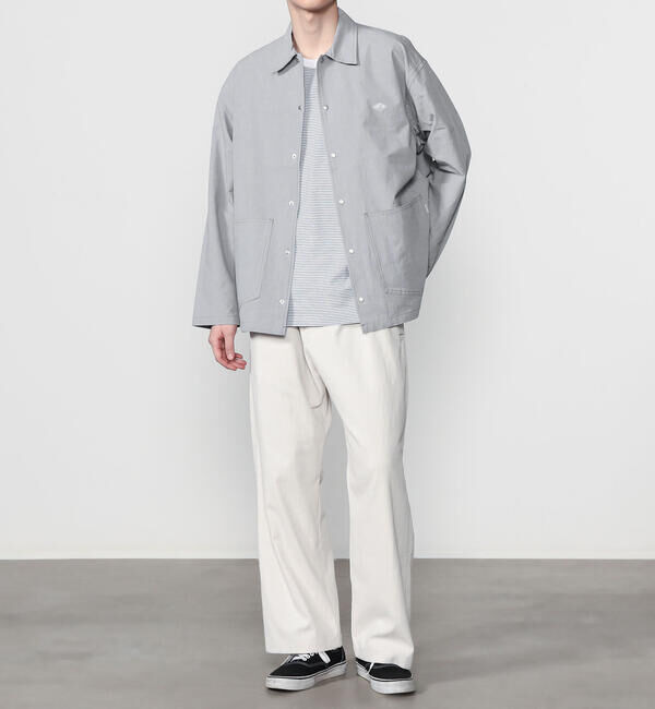 DANTON「DANTON | コットンリネン カバーオールシャツ MEN」|テーラードジャケット|