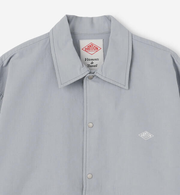 DANTON「DANTON | コットンリネン カバーオールシャツ MEN」|テーラードジャケット|