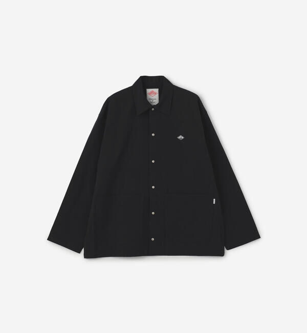 DANTON「DANTON | コットンリネン カバーオールシャツ MEN」|テーラードジャケット|NAVY