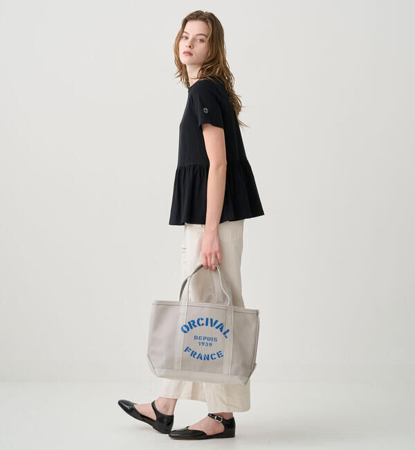 ORCIVAL「ORCIVAL | プリント キャンバストートバッグ 中 UNISEX」|トートバッグ|