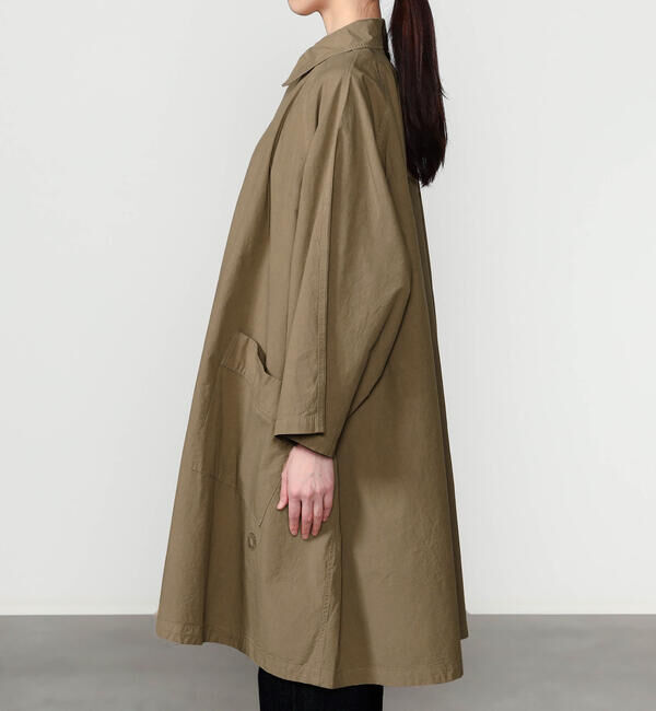 ORCIVAL「ORCIVAL | ガーメントダイ コットン Aライン ラグランコート WOMEN」|ダッフルコート|