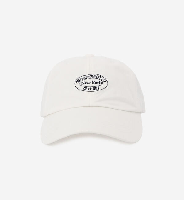  「Brooks Brothers |〈別注〉コットンツイル ベースボールキャップ WHITE UNISEX」|キャップ・キャスケット|