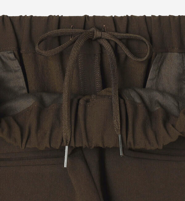 Morris & Sons「MORRIS & SONS | ポリエステルダブルクロス ワイドイージーパンツ WOMEN」|チノ|