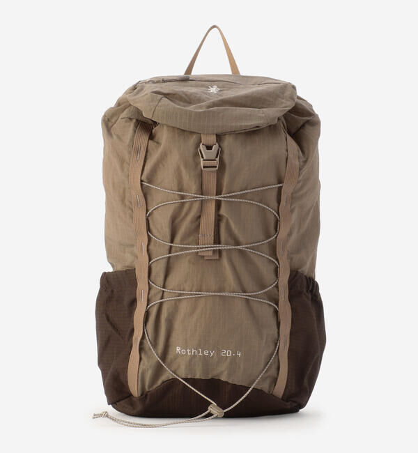GYMPHLEX「Gymphlex | ナイロンリップストップ バックパック Rothley 20.4 UNISEX」|リュック|BEIGE