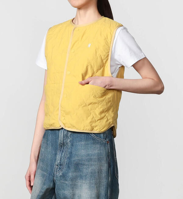 GYMPHLEX「Gymphlex | ナイロン キルティングショートベスト WOMEN」|その他|